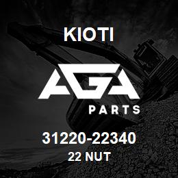 31220-22340 Kioti 22 NUT | AGA Parts