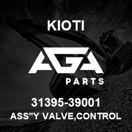 31395-39001 Kioti ASS'Y VALVE,CONTROL | AGA Parts