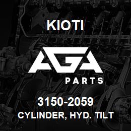 3150-2059 Kioti CYLINDER, HYD. TILT V | AGA Parts