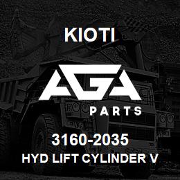 3160-2035 Kioti HYD LIFT CYLINDER V | AGA Parts