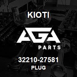 32210-27581 Kioti PLUG | AGA Parts