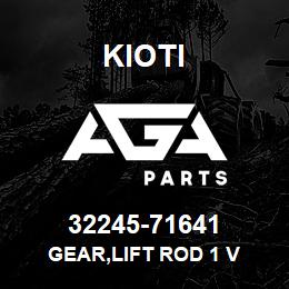 32245-71641 Kioti GEAR,LIFT ROD 1 V | AGA Parts