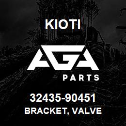 32435-90451 Kioti BRACKET, VALVE | AGA Parts