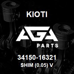 34150-16321 Kioti SHIM (0.05) V | AGA Parts