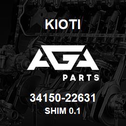 34150-22631 Kioti SHIM 0.1 | AGA Parts