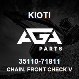 35110-71811 Kioti CHAIN, FRONT CHECK V | AGA Parts