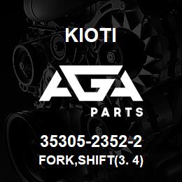 35305-23522 Kioti FORK, SHIFT | AGA Parts