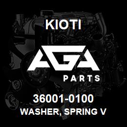 36001-0100 Kioti WASHER, SPRING V | AGA Parts