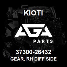 37300-26432 Kioti GEAR, RH DIFF SIDE | AGA Parts