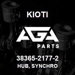 38365-2177-2 Kioti HUB, SYNCHRO | AGA Parts