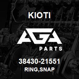 38430-21551 Kioti RING,SNAP | AGA Parts