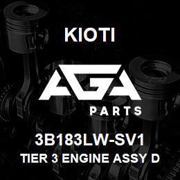 3B183-LW-SV1 Kioti USE 3B183LW-SV1 | AGA Parts