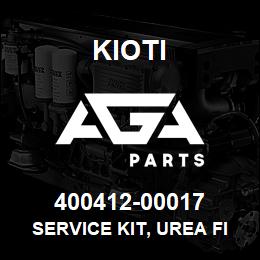 400412-00017 Kioti SERVICE KIT, UREA FILTER V | AGA Parts