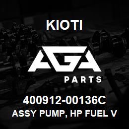 400912-00136C Kioti ASSY PUMP, HP FUEL V | AGA Parts