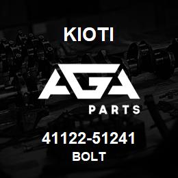 41122-51241 Kioti BOLT | AGA Parts