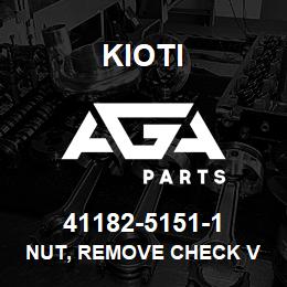 41182-51511 Kioti NUT V | AGA Parts