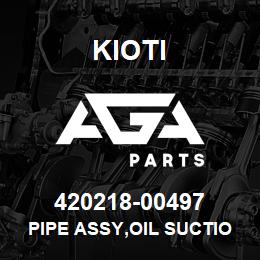 420218-00497 Kioti PIPE ASSY,OIL SUCTION V | AGA Parts