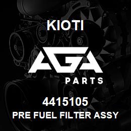 4415105 Kioti PRE FUEL FILTER ASSY V | AGA Parts