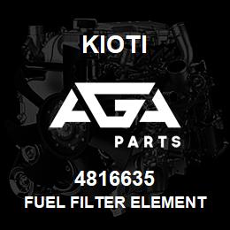 4816635 Kioti FUEL FILTER ELEMENT KIT DK65S V | AGA Parts