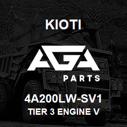 4A200LW-SV1 Kioti TIER 3 ENGINE V | AGA Parts