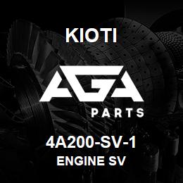 4A200-SV1 Kioti TR3-INT 4 ENGINE SV | AGA Parts