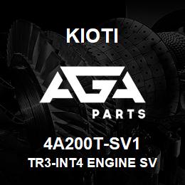 4A200T-SV1 Kioti TR3-INT4 ENGINE SV | AGA Parts