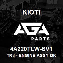 4A220TLW-SV1 Kioti TR3 - ENGINE ASSY DK55 V | AGA Parts