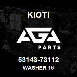 53143-73112 Kioti WASHER 16 | AGA Parts