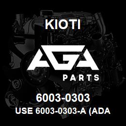 6003-0303 Kioti USE 6003-0303-A (ADAPTER ELBOW) | AGA Parts