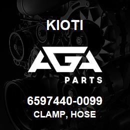 6597440-0099 Kioti CLAMP, HOSE | AGA Parts