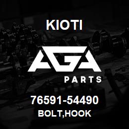 76591-54490 Kioti BOLT,HOOK | AGA Parts