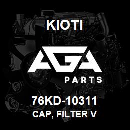 76KD-10311 Kioti CAP, FILTER V | AGA Parts