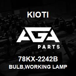 78KX-2242B Kioti BULB,WORKING LAMP | AGA Parts