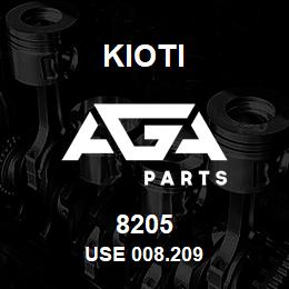 8205 Kioti S/D VALVE ASSY | AGA Parts