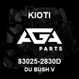 83025-2830D Kioti DU BUSH V | AGA Parts