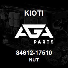 84612-17510 Kioti NUT | AGA Parts