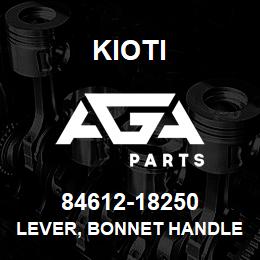 84612-18250 Kioti LEVER, BONNET HANDLE | AGA Parts