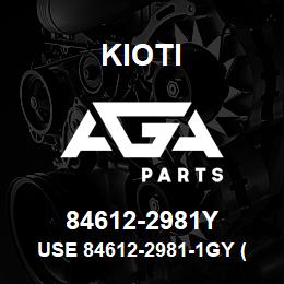 84612-2981Y Kioti USE 84612-2981-1GY (FRAME, DRAW BAR) | AGA Parts