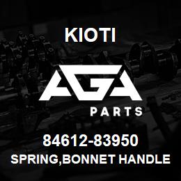 84612-83950 Kioti SPRING,BONNET HANDLE | AGA Parts