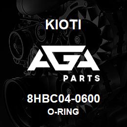 8HBC04-0600 Kioti O-RING | AGA Parts