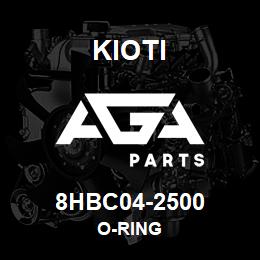 8HBC04-2500 Kioti O-RING | AGA Parts