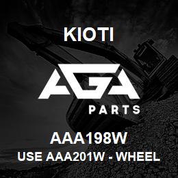 AAA198W Kioti USE AAA201W - WHEEL RIM FRONT RIGHT INDUSTRIAL V | AGA Parts