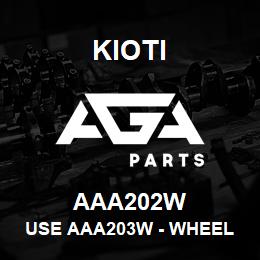 AAA202W Kioti USE AAA203W - WHEEL RIM REAR LEFT AG/IND V | AGA Parts