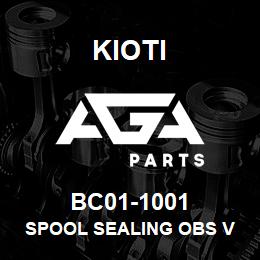 BC01-1001 Kioti SPOOL SEALING OBS V | AGA Parts