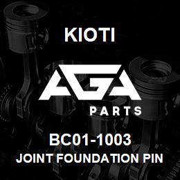 BC01-1003 Kioti JOINT FOUNDATION PIN (NIMCO VALVE) OBS V | AGA Parts