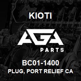 BC01-1400 Kioti PLUG, PORT RELIEF CAV. ASSY | AGA Parts