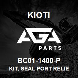 BC01-1400-P Kioti KIT, SEAL PORT RELIEF CAV. | AGA Parts