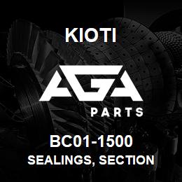 BC01-1500 Kioti SEALINGS, SECTION | AGA Parts