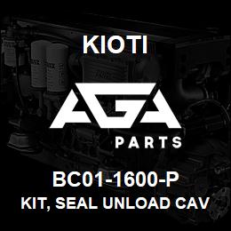 BC01-1600-P Kioti KIT, SEAL UNLOAD CAV. OBS V | AGA Parts