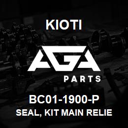 BC01-1900-P Kioti SEAL, KIT MAIN RELIEF PLUG OBS V | AGA Parts